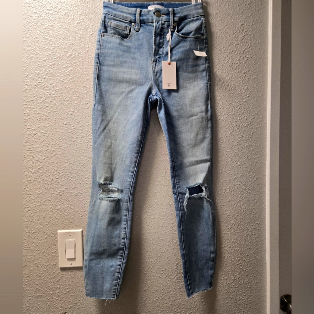 NWT Good American High rise skinny